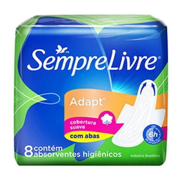 Absorvente Sempre Livre Adapp 8 und.